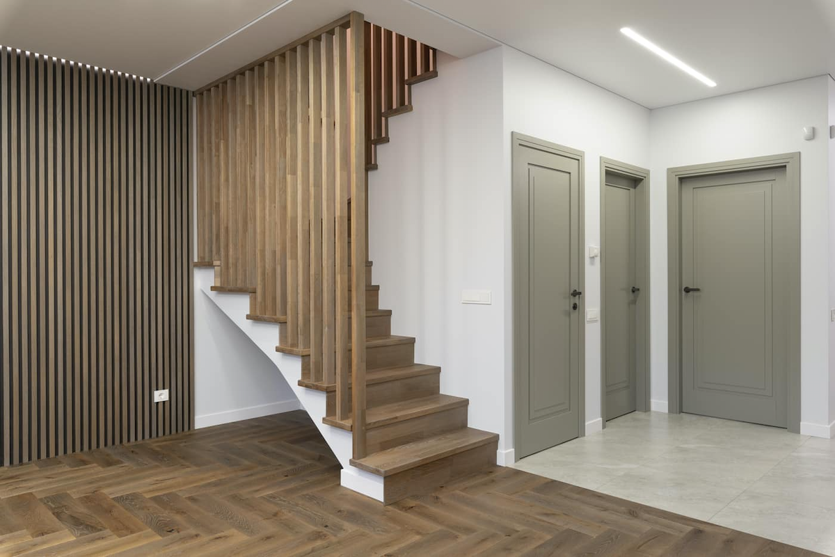 wood flooring, oak doors, oak stairs